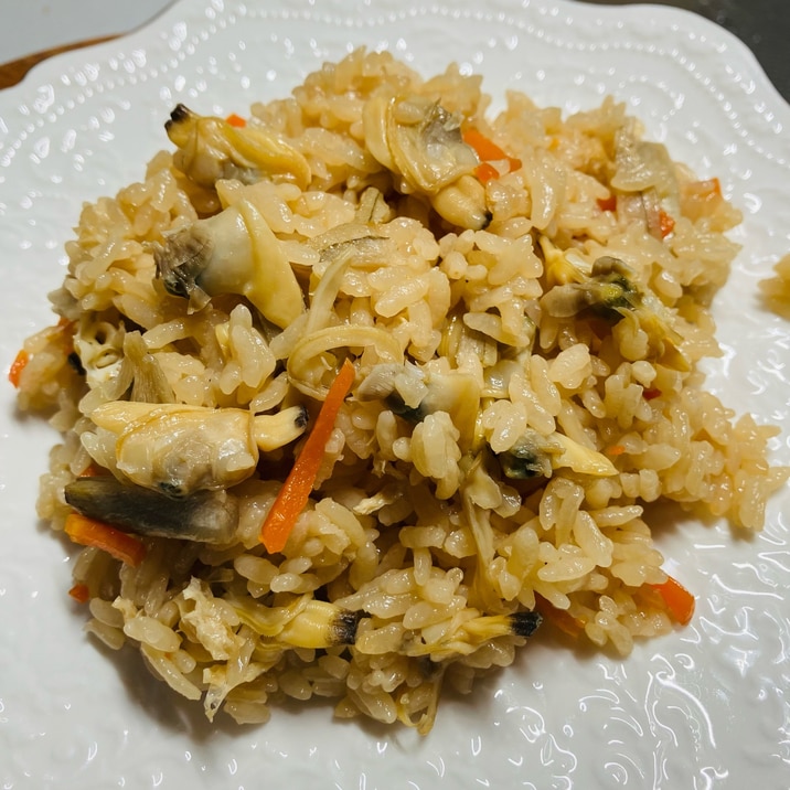 アサリの炊き込みご飯(深川飯)